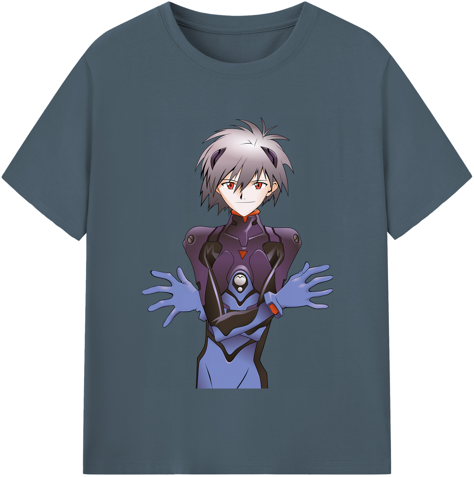 （画像用） EVA 新世紀エヴァンゲリオン 綿100％半袖Tシャツ（フロントプリント）